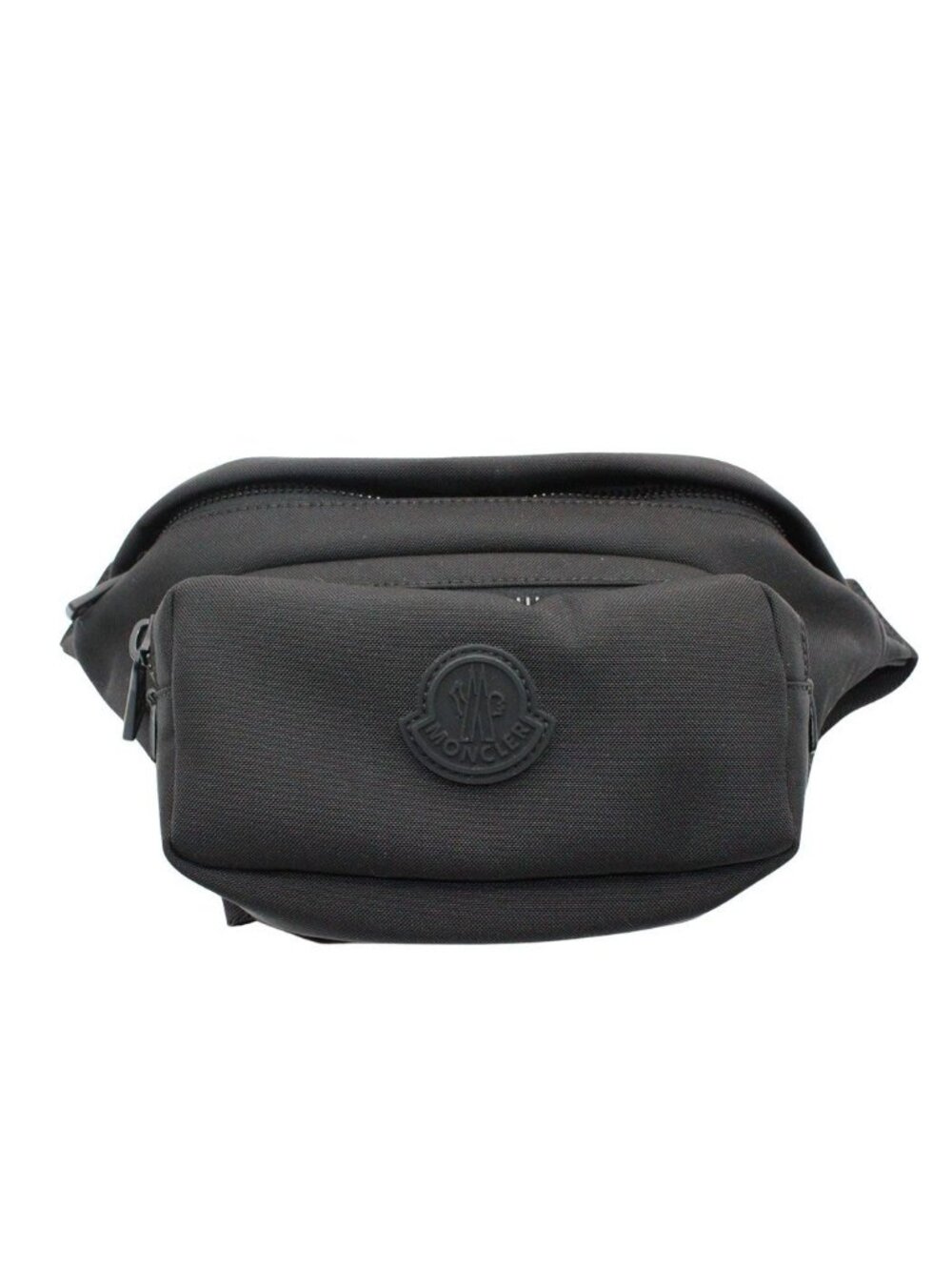 Moncler Belt Bag Nylon Caradoc Black Quilted Logo